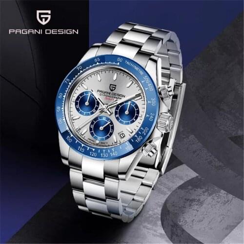 PAGANI DESIGN 2021 New Brand Luxury Mens Watches Quartz Waterproof Watch Men Automatic Wristwatch Full Steel Sport Reloj hombre