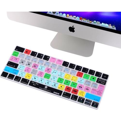 XSKN for Apple Magic Keyboard Shortcut Cover, for Premiere Pro CC Design Functional Keyboard Skin for Magic Keyboard MLA22LL/A