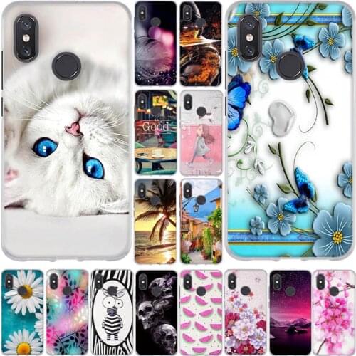 Cute Cat Case For Xiaomi Mi 8 Explorer Case Cover Soft TPU Silicone Phone Cover for Xiaomi Mi 8/Mi 8 Explorer Case Fundas Bags