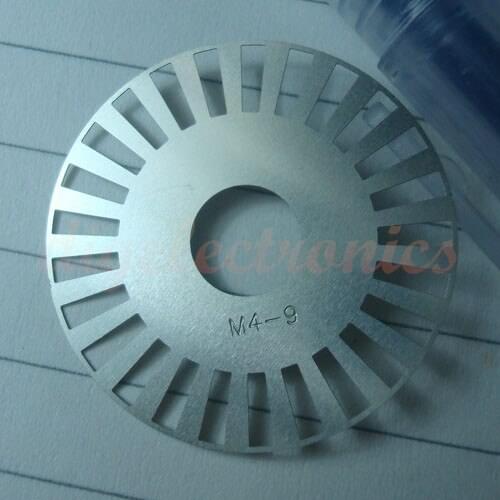 M4-9 30mm Robot Speed Measuring Disc Photoelectric Encoder Meter Wheel 25 Wire Code Wheel Photoelectric Speed Sensor Smart Car