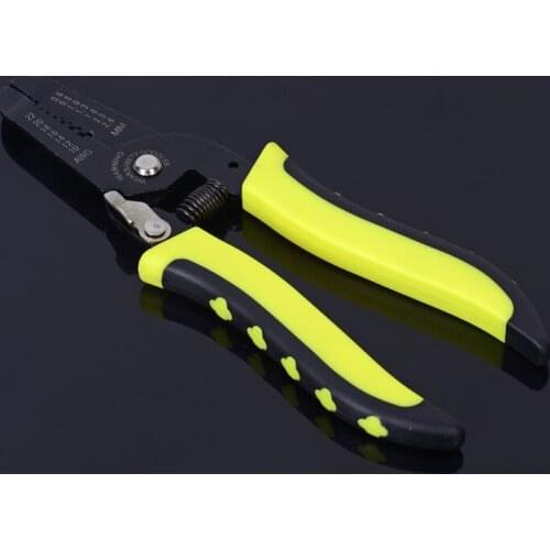 7 Inch Multifunction Wire Stripper Quality Alloy Steel Forged Durable Decrustation Wire Peeling Pliers Manual Electrician Tools