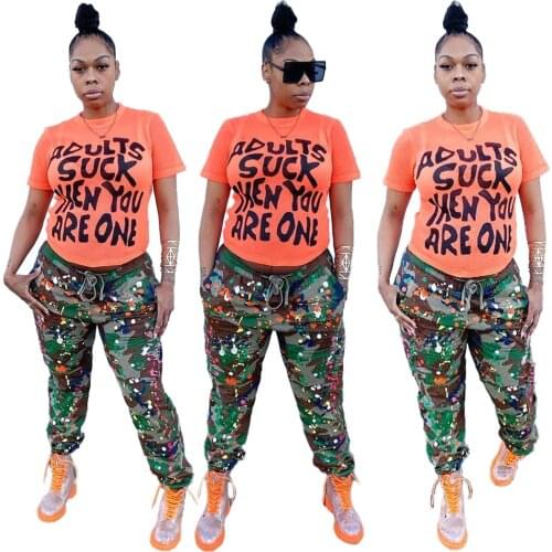 MXPZSP Women's Camouflage Pants