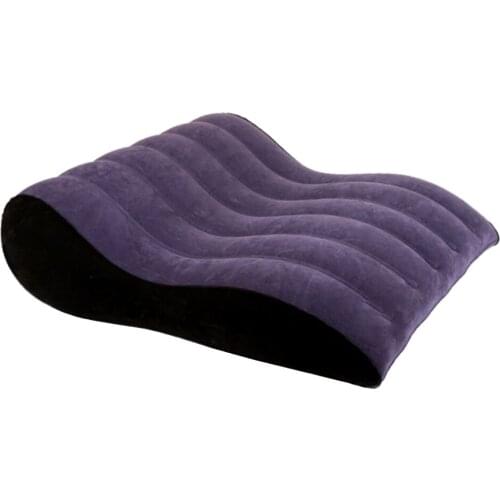 Soft PVC Portable Inflatable Air Pillow Wedge Comfortable Curved Foldable Couples Adult Games Love Pad Cushion Mat Furniture