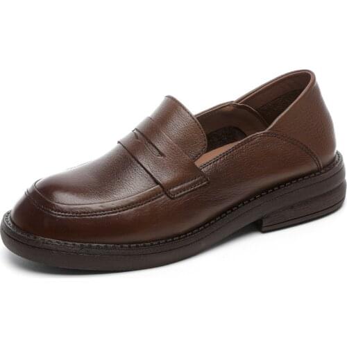 2021 Spring And Autumn Round Head Casual Flat Shoes