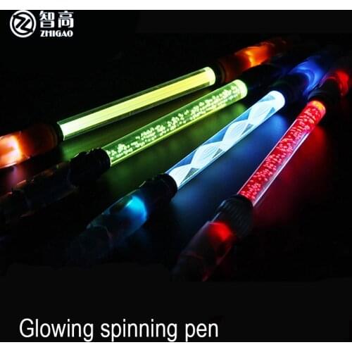 Zhigao Flash Spinning Pen Mod for Spinning Rotating Writing Toy Pens Rolling Ball point pen Multi Function School Supplies