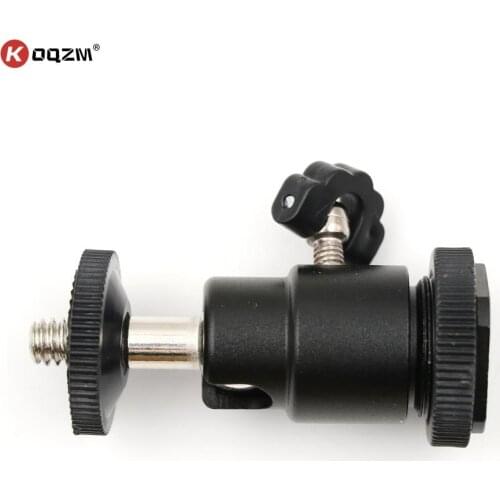 1/4" Mini Smart Ball Head Bracket/Holder/Mount Cradle Ball Head With Lock For Camera Tripod