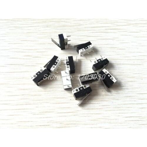 10Pcs AC 125V 1A NO NC Momentary Short Hinge Lever Arm Micro Limit Switches KW10-3