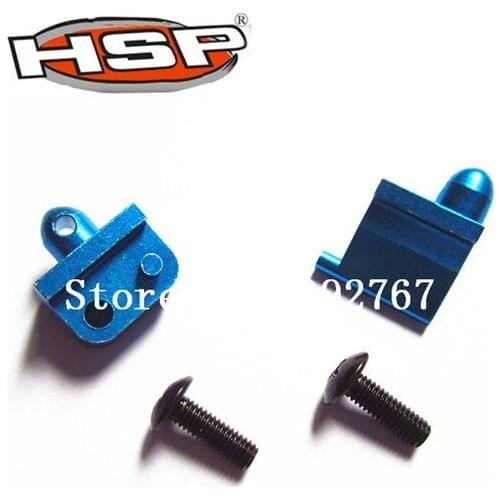 2Pcs HSP 1/16 285037 Alum.Front Body Post With Screw Upgrade Parts For RC Car Off Road Buggy 94185 94285 TROIAN METEOR CNC