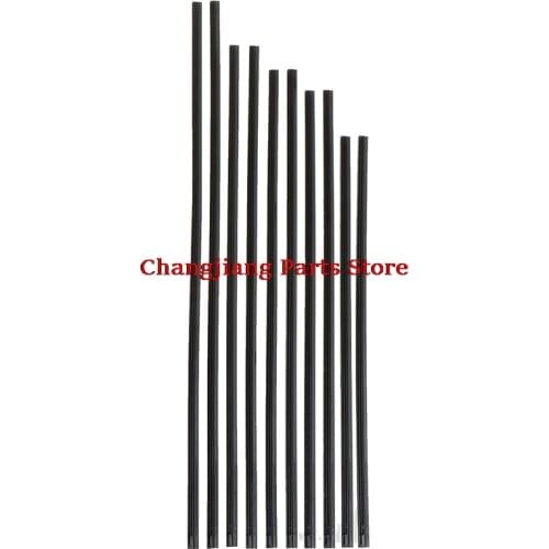 2PCS Wiper Blades Windshield 6mm 14" 16"17'' 18''19''20'' 21''22" Auto Vehicle Insert Soft Rubber Strip Refill For Metal U-type