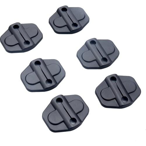 6PCS Door Lock Cover Buckle Decor Protection Trim for 2018-2021 Jeep Wrangler JL JLU for Jeep Gladiator JT 2020 2021
