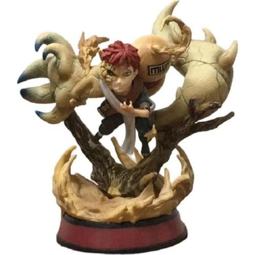 NARUTO Kazekage Gaara PVC Anime Model Doll Shukaku Semi animal Collection Toy Cute Action Figure Statue Scene