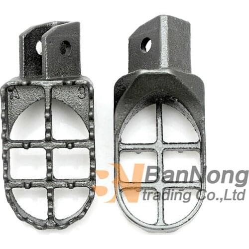 Free Shipping Dirt motorcycle Footrests Foot pegs For Yamaha PW50 1981-2012 PW80 1983-2006 TTR90 2000-2003 TW200 1987-2012