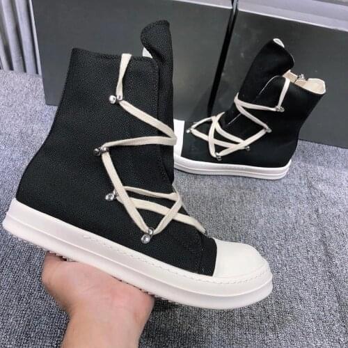 Men Military Boots Outdoor Super Star Canvas High Top Shoes Men Casual Shoes Ankle Boots Black Chelsea Boots Zapatos De Hombre