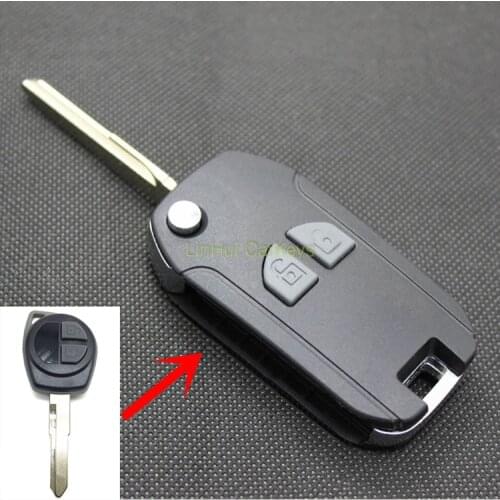 PINECONE for SUZUKI GRAGE GRAND VITARA ALTO IGINS VAUXHALL AGILA Key Case 2 Buttons HU133R Blade Modified Remote Key Shell 1Pc