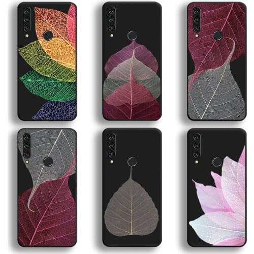 Colorful Leaves Phone Case Huawei Y6P Y8S Y8P Y5II Y5 Y6 2019 P Smart Prime Pro