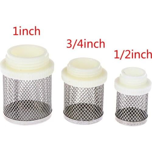 Check Valve Filter 1/2inch,3/4inch,1inch Male Thread Stainless Steel Filter For Faucet Fitting