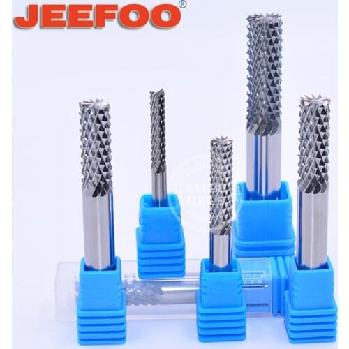 PCB Corn Milling Cutter CNC Router Bit Carbide End Mill 3.175/4/5/6/8mm Shank Corn Milling Bit