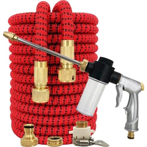 Home Garden Expansion Water Hose Water Gun Watering Hose Car Wash High Pressure Flexible Magic Hose Garden Irrigation Tool