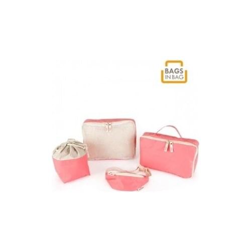 Hot 4pcs Fashion useful bags in bag storage bag