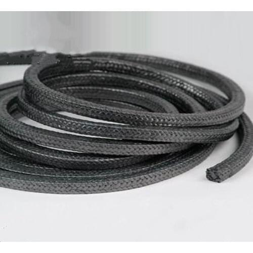 4x4 6X6 8X8 10X10 12X12MM graphite packing Graphite wire rod Expanded soft Flexible graphite wear-resisting heat-resistant