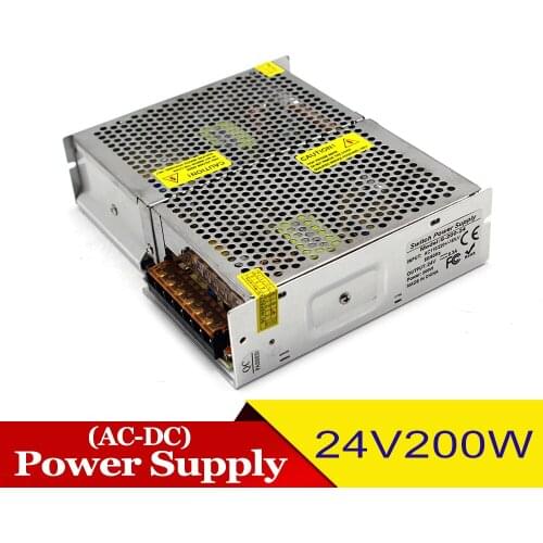 Switching Power Supply Unit 24V 8.3A 200W Ac To Dc Power Source 110V 220V Input To DC24V Output for CCTV Printer Lighting