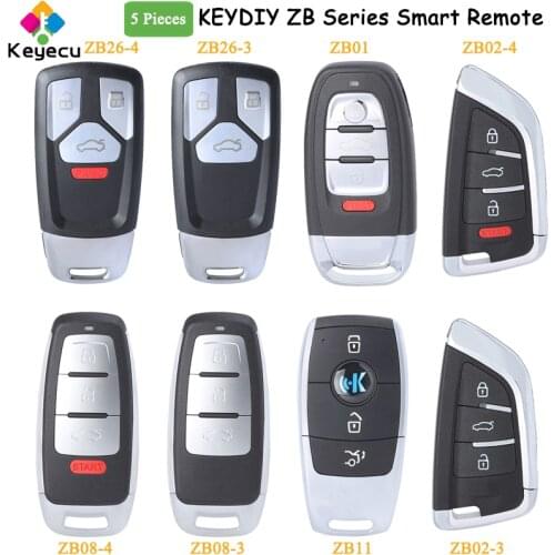 KEYECU KEYDIY for Ford Style ZB Series ZB21-4 ZB21-5 ZB12-3 ZB12-4 KD Smart Remote Car Key for KD-X2 Key Programmer