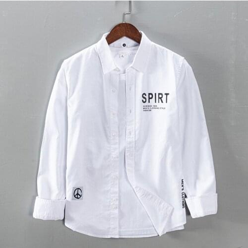 2021 Spring new brand Suehaiwes Italy cotton shirt men solid white fashion shirts for men casual mens tops chemise camisa