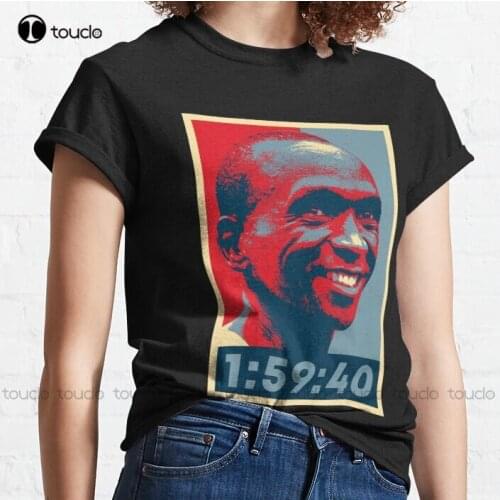 New Eliud Kipchoge World Record 1:59:40 Classic T-Shirt T-Shirts For Women Cotton S-5Xl Unisex