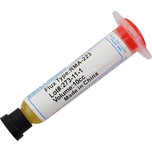 1PCS 10cc Solder PCB SMD Soldering Paste Flux Grease RMA223 RMA-223 For Chips Computer Phone LED BGA SMD PGA PCB DIY Repair Tool