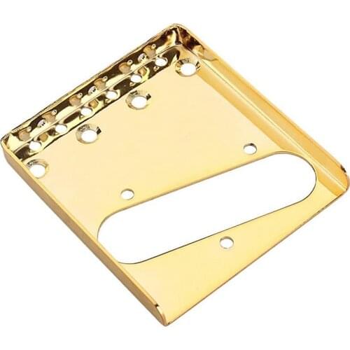 Top Loader Guitar Bridge Plate for Fender Telecaster Electric Guitar Pickup Replacement Parts Accessories (Gold)85.5mm