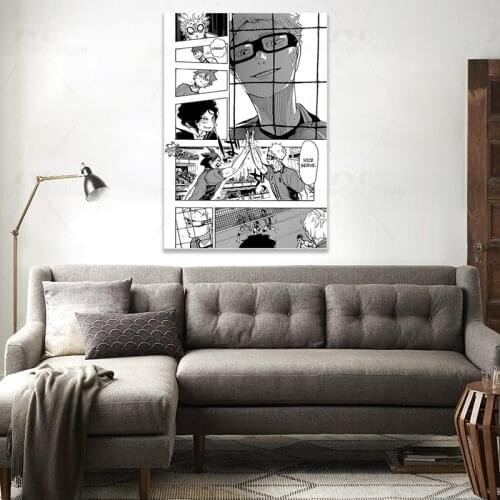 Yaoi Page Manga Mangapage Yamaguchi Volleyball Anime Haikyuu Tsukki Sport I The Best and Newest Poster for Wall Art Home Decor R