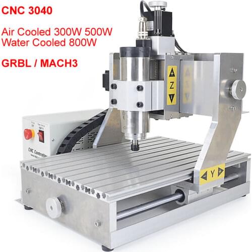 800W 300W 500W CNC Router Engraver 3040 USB Metal Engraving Milling Cutting Machine 4030 CNC Cutter GRBL MACH3 Optional 110/220V