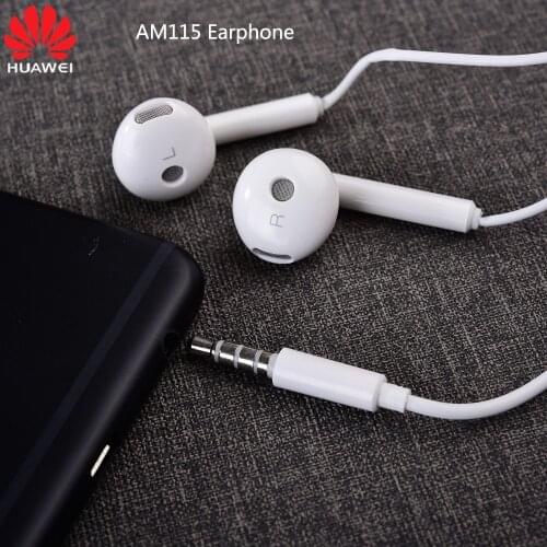 AM115 Original Huawei 3.5mm Earphone in Ear Earbuds Earphone With Speaker Wired Control For Huawei P10 Plus P9 P8 Mate 7 8 9 10