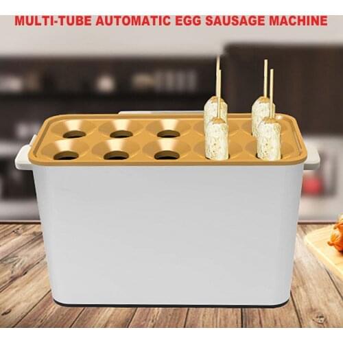 Automatic Electric Egg Sausage Machine Commercial Ten-hole Egg Roll Maker Egg Frying Machine Snack Cooker