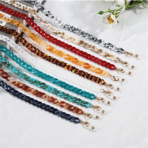 New Leopard Acrylic Sunglasses Chain Reading Glasses Hanging Neck Chain Largand Glasses Chain Eyeglasses Strap glasses chains 70