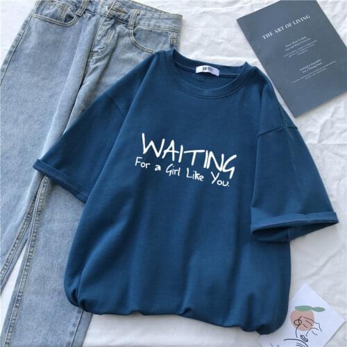 Pure Cotton Short-Sleeved T-Shirt WomenS Loose Student Summer New Korean Style Trendy All-Match Student Shirt