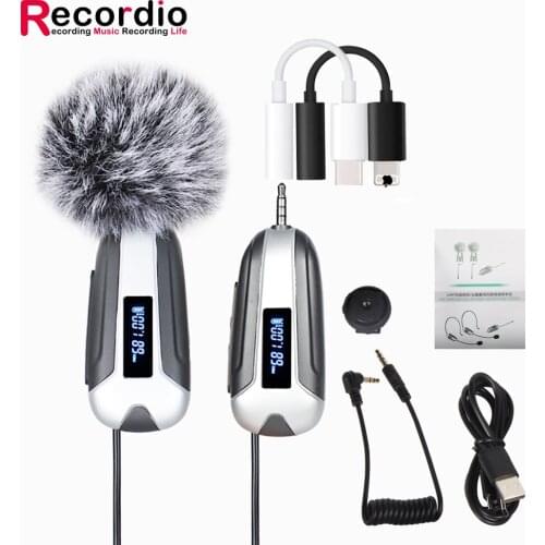 GAW-721 UHF wireless lavalier microphone wireless recording SLR mobile phone video live broadcast vlog radio microphone