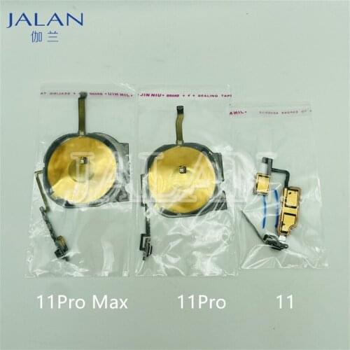 Volume Flex Cable With Wireless Charging Chip Coil NFC For IP 11 11Pro Pro Max Volume Button Replacement Parts Repair
