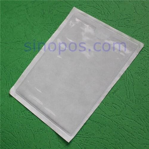 Adhesive Vinyl Pouch, A5 A4 tag PVC envelope self-adhesive sign holder ticket sleeves plastic price card label nameplate pockets