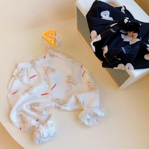 Summer Kids Pants Toddler Boys Girls Cartoon Anti-mosquito Pants 2-8 Y Childrens Fashion Loose Bloomers Trousers Baby Pants