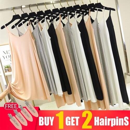 Summer O-Neck Sexy Long Black Dresses Plus Even Big Round Neck Korean Mid-length Suspender Skirt Womens Vintage Sleeveless Dress