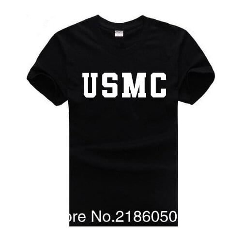 Summer US Army Navy Air Force USAF Marines USMC Military Physical PT T Shirt Men Funny O Neck Print Cotton Casual Shirts Tops