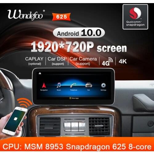 2 din android 10 car radio with screen For Mercedes Benz A-Class W176 W246 W204 C117 W218 W212 C207 W447 W460 X156 C253 X204 gps