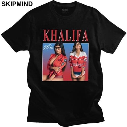 Fashion Sexy Mia Khalifa T Shirt Men Short Sleeve Cotton Callista Tshirt Graphic T-shirt Fans Tee Tops Clothing Gift Idea Merch