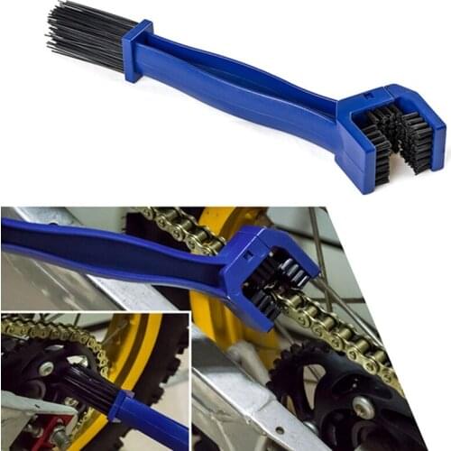 Motorcycle Bicycle Chain Clean Brush Gear Cleaner Outdoor Cleaner Scrubber Tool Universal Off-Road Bike Chain Cleaning