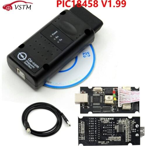 OPCOM 1.65 1.70 V1.78 1.95 1.99 For Opel Diagnostic Scanner OP COM V1.59 CANBUS OP-COM OBD2 super scanner free shipping