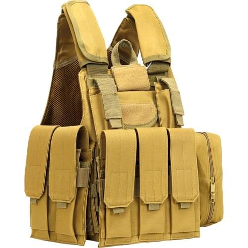 Outdoor Sports Adjustable Chest Vest Camping Hiking Mountaineering Vest with Detachable Pouch Bags Vest Carrier