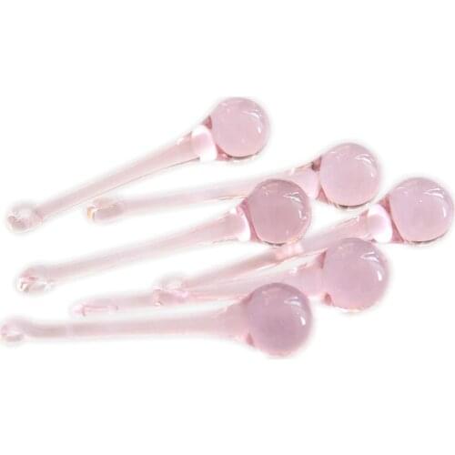 Pink 16x60mm/20x80mm Crystal Chandelier Prism Pendent Crystal Teardrop Ornaments Lamp Part For Home Decoration Accessories
