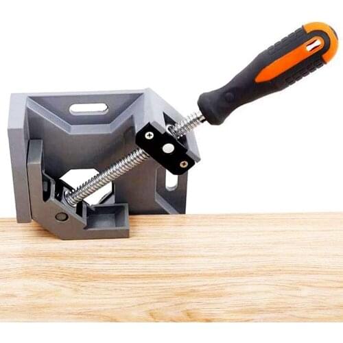 Angle Clamps 90 Degree Corner Right Holder Welding Clamp Vise Adjustable Swing Bench Tool Perfect for Carpenter Wood-Working