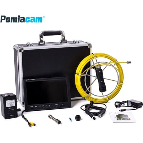 WP90B 9" WiFi 20/50/100M Pipe Inspection Video Camera,Drain Sewer Pipeline Industrial Endoscope support Android/IOS 17mm Cam